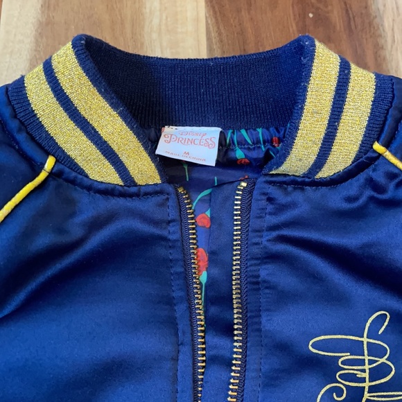 Disney Princess Belle Navy Blue Bomber Jacket - Picture 8 of 10